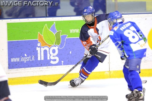 2015-10-18 Hockey Milano Rossoblu U14-Chiavenna 0491 Andrea Fornasetti